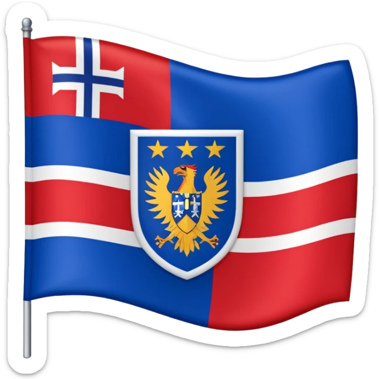 quero uma bandeira da bahia no brasil , a bandeira oficial sticker