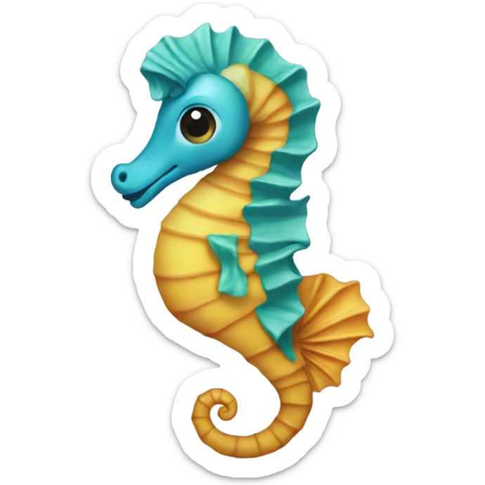 Seahorse sticker