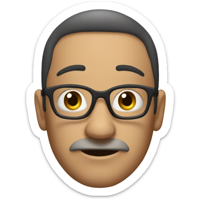 A typica emoji that looks like the smrk emoji but is more li sticker