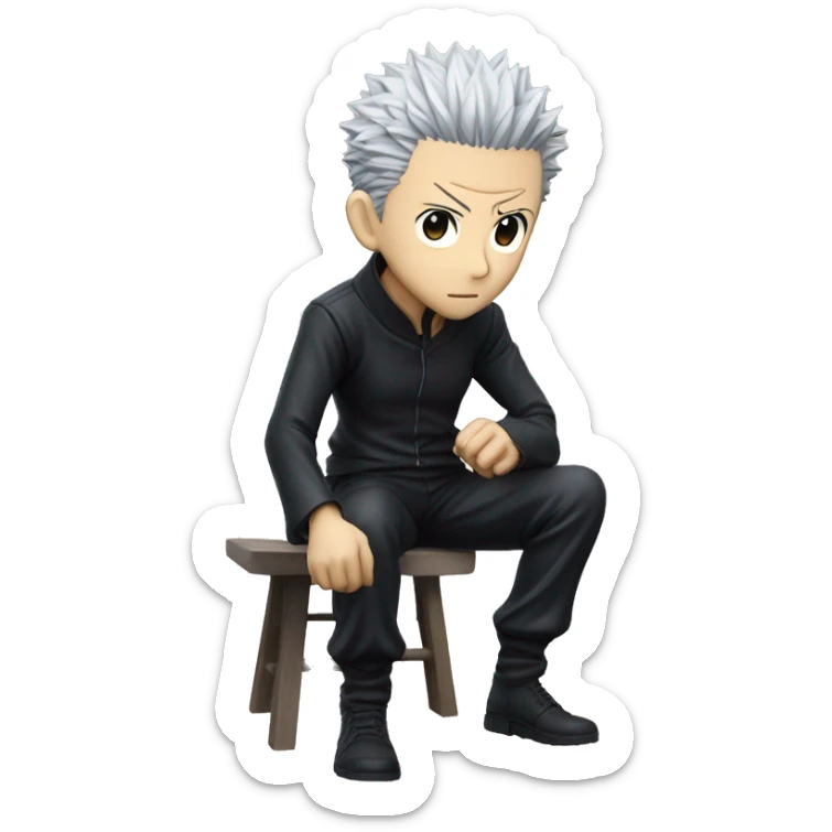 Yuji Itadori full body figure from Jujutsu Kaisen  sticker