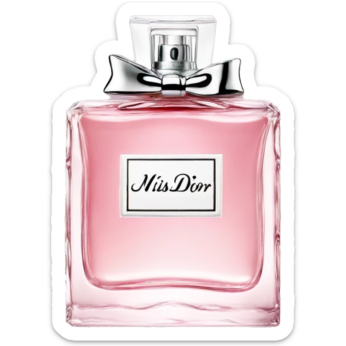 Miss dior perfume sticker