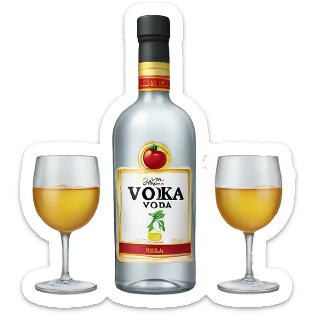 Vodka sticker