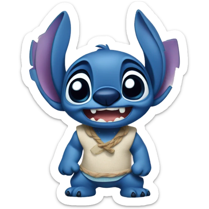 Stitch from lilo and stitch sticker