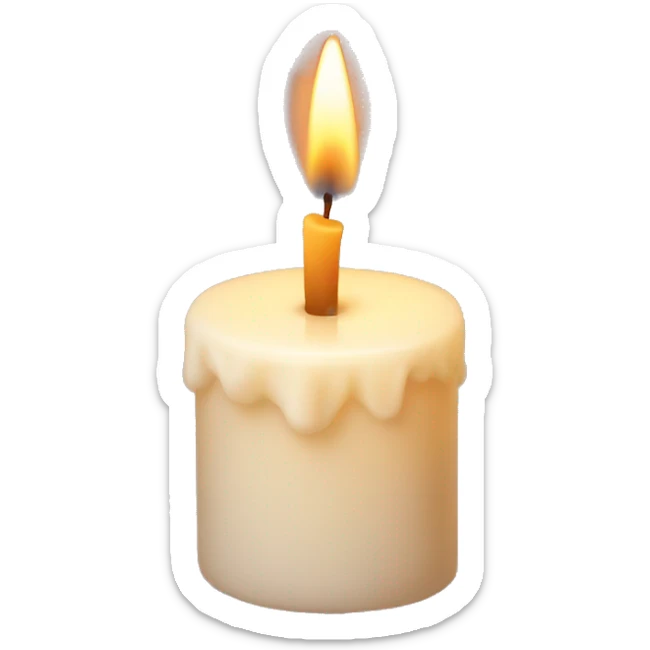 candle  sticker