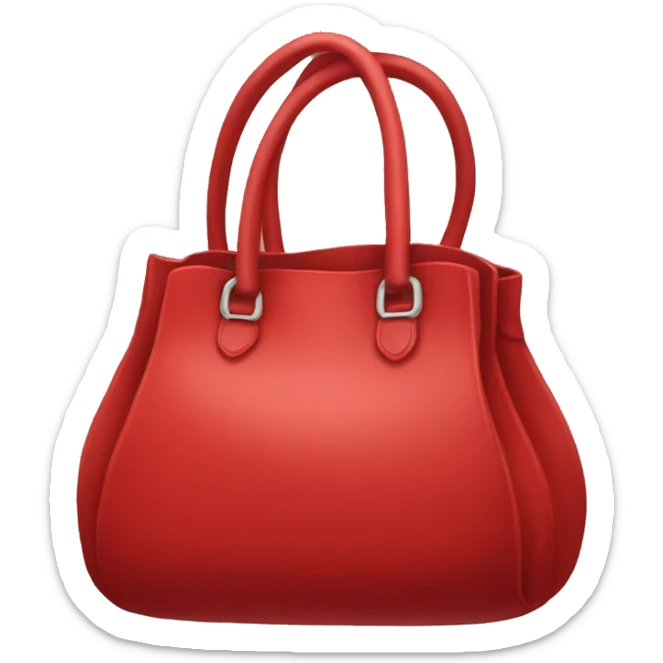 Red bag sticker