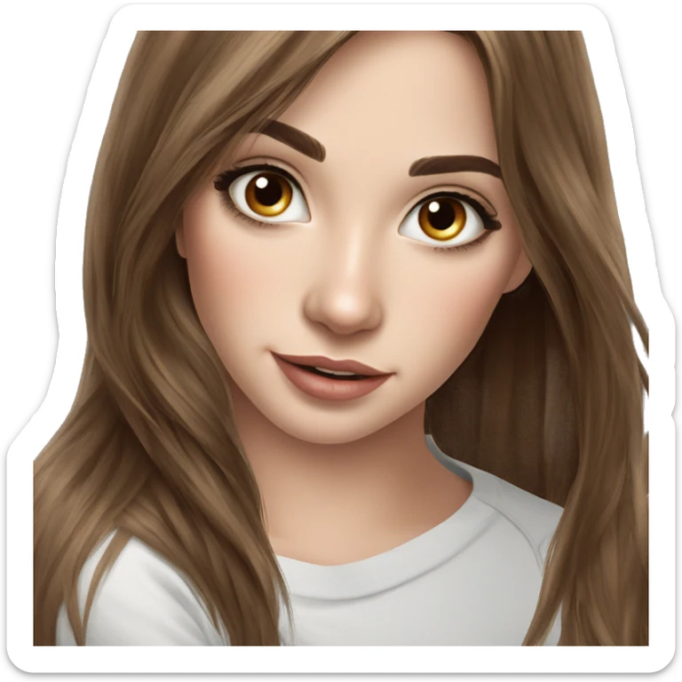 warm smile portrait portrait sticker