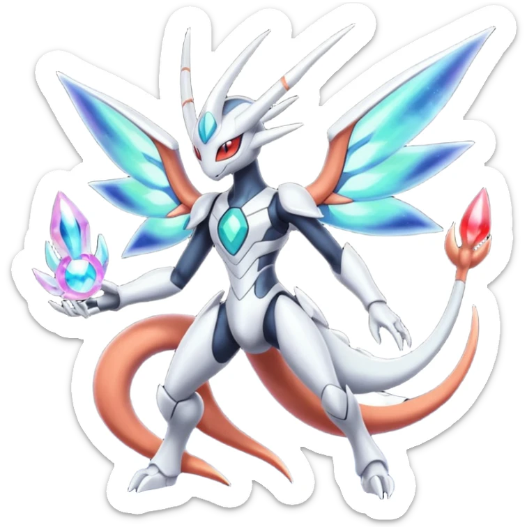 Dialga-Palkia-Darkrai-Deoxys-Giratina-Palkia-Meloetta-fusion sticker