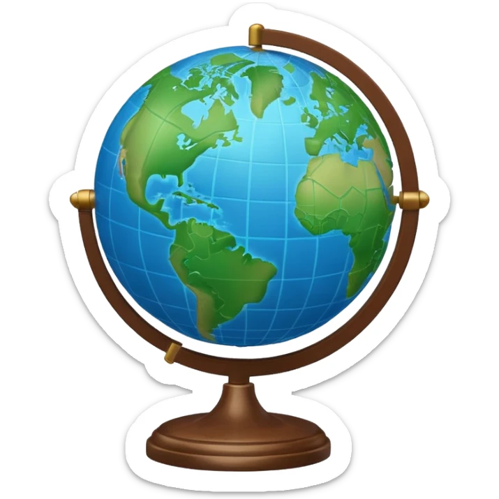 world emoji sticker