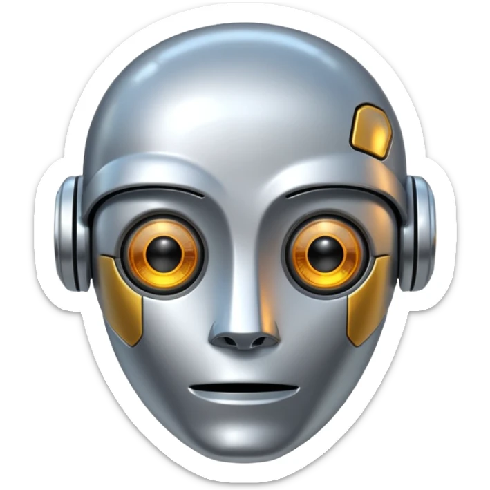 emoji yang mnggambarkan tentang teknologi AI sticker