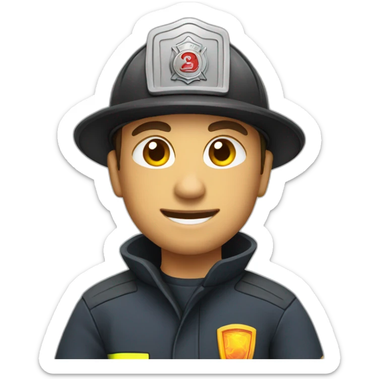 firefighter sticker