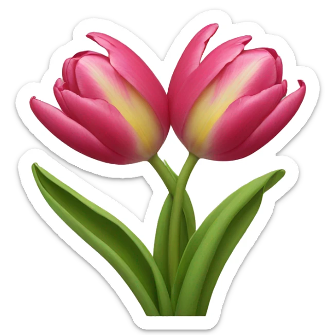 tulips sticker