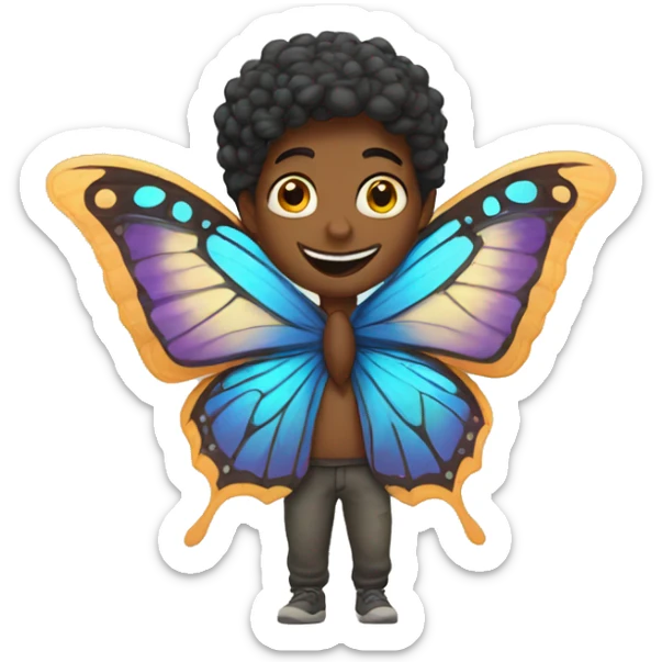 Butterfly sticker