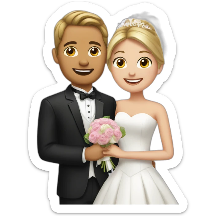 Wedding sticker