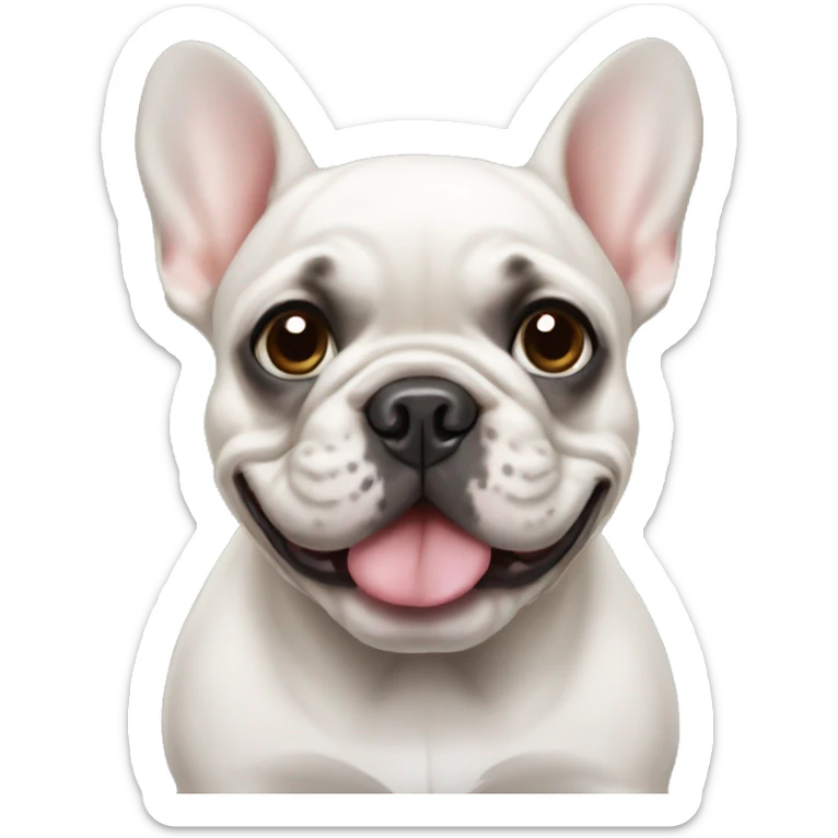 French bulldog puppy sticker