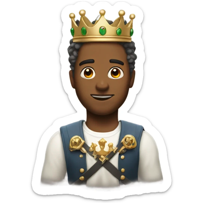 Ralph with a crown sticker