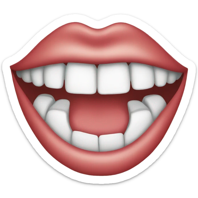 Mouth sticker