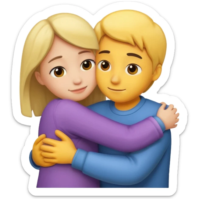 Hug sticker