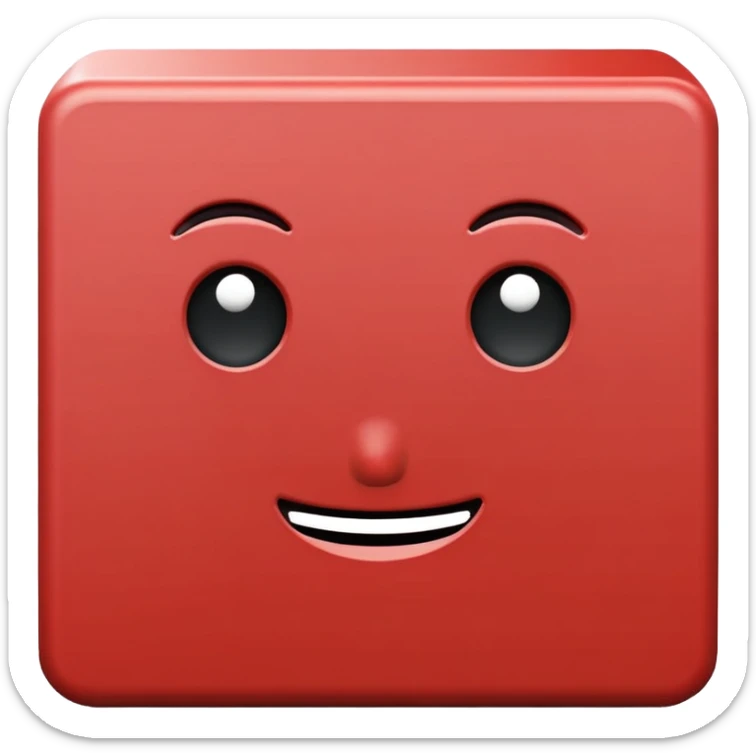 brick icon sticker