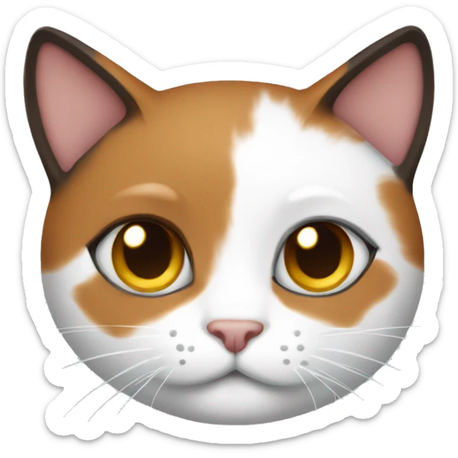 calico cat sticker