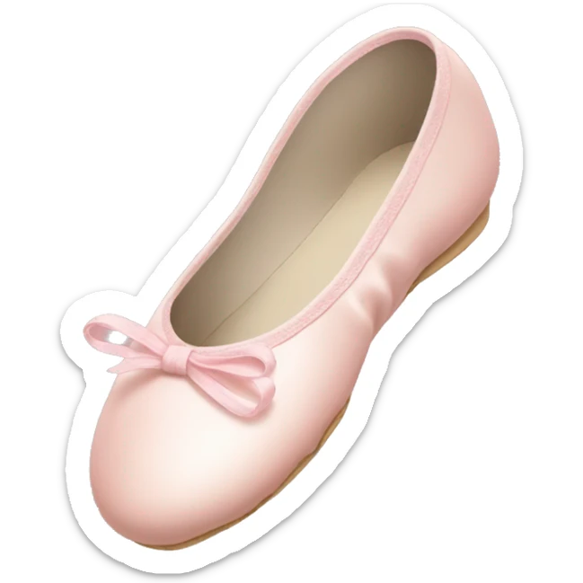 Pale pink ballet shoes sticker