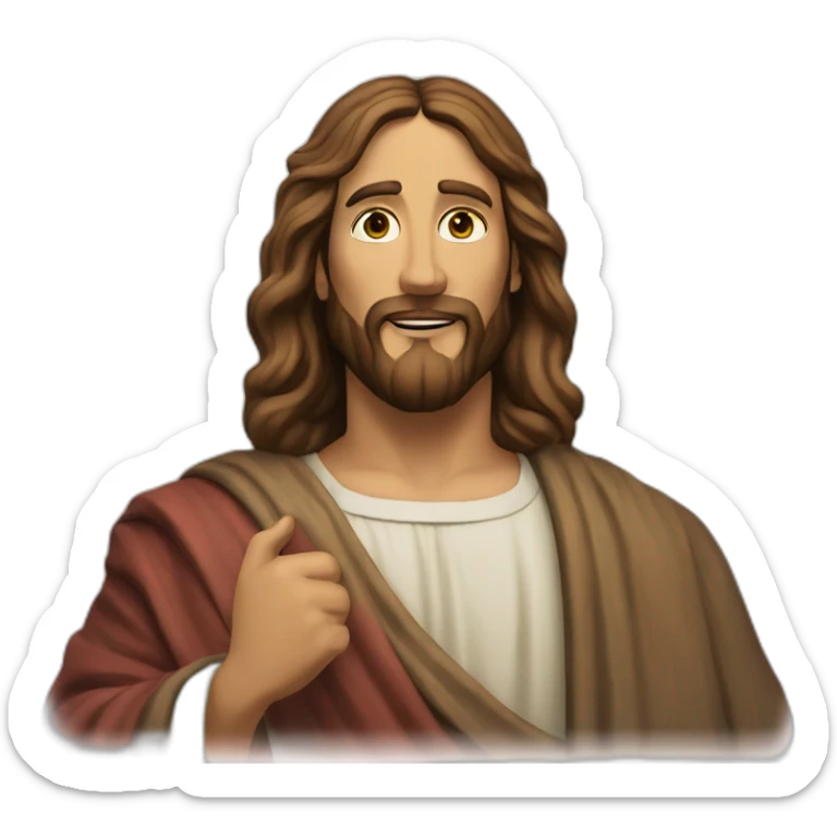 I am the way of truth and life - Jesus sticker