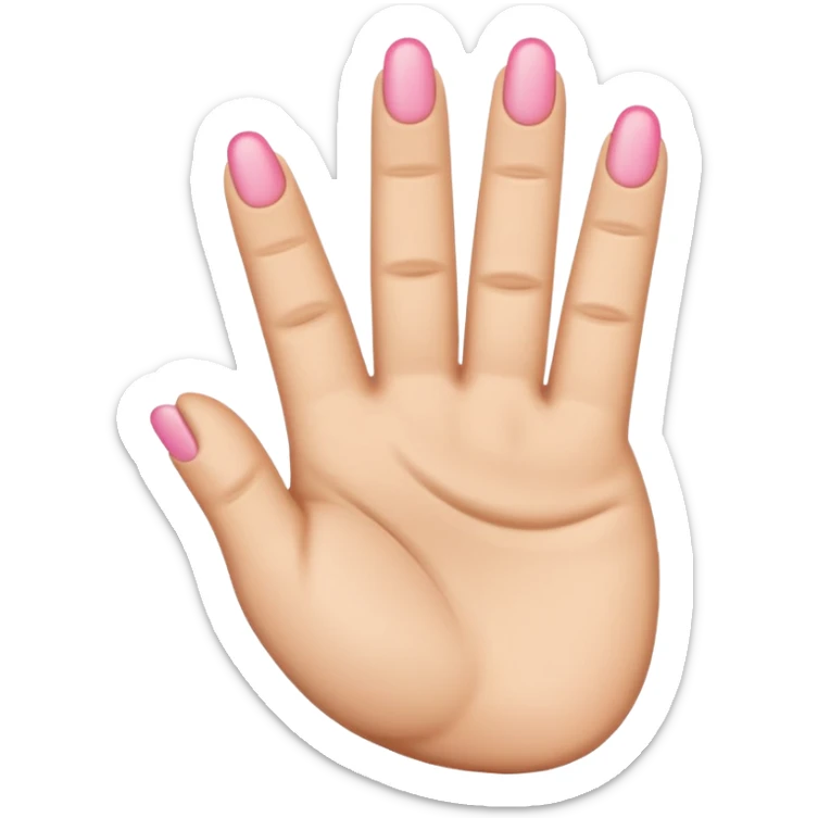 👉 make a emoji with that’s but have the middle finger an pinky also poke out but hide the thumb sticker