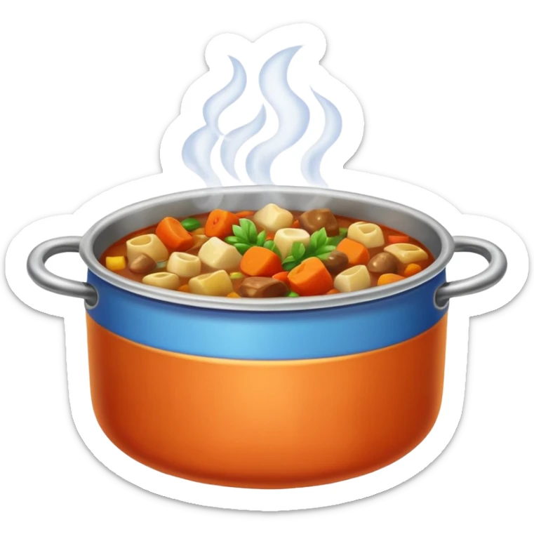 Pot and food sticker