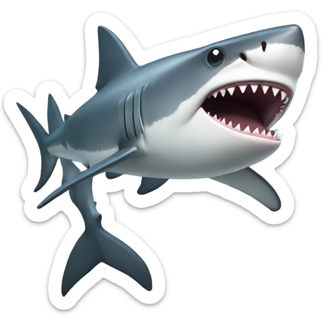 Shark sticker