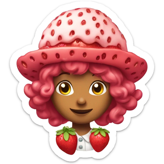 Strawberry shortcake sticker
