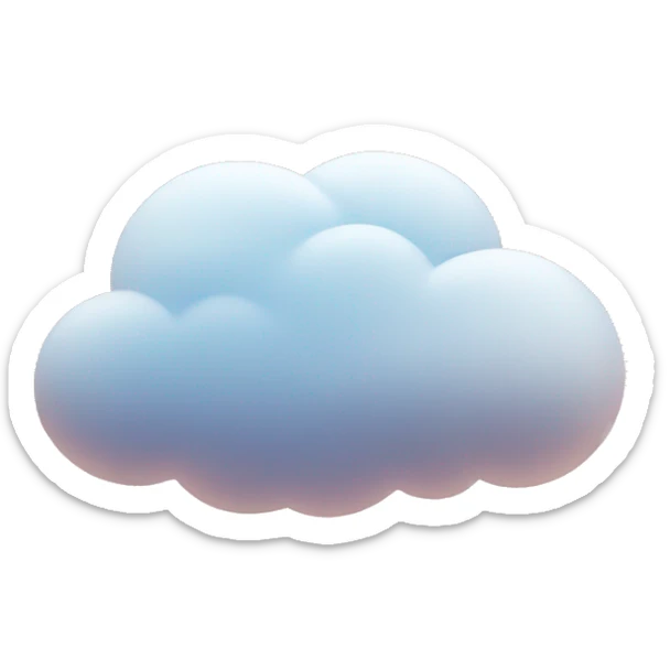 cloud chat sticker