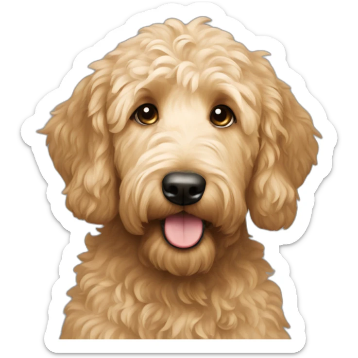 Goldendoodle sticker