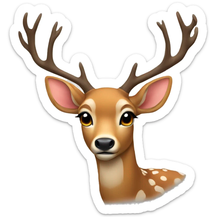 Deer sticker