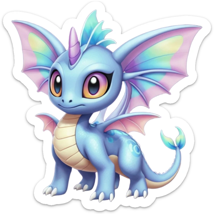 Meloetta-Cresselia-Palkia-Spyro-Toothless-Stitch-Fakémon-creature-hybrid sticker