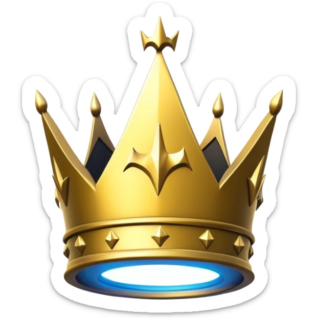 Fortnite victory royale crown signal projected in the sky, like Batman's bat signal but with the Fortnite crown sticker