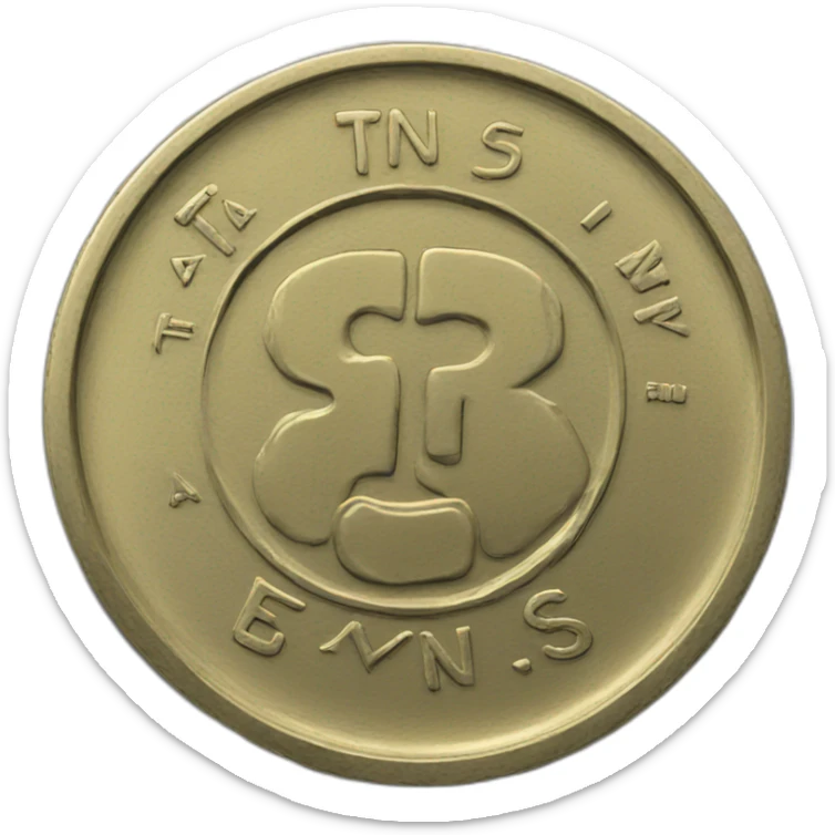 The coin with the TNS inscription on it, the coin must be 55A5FE in that color. sticker