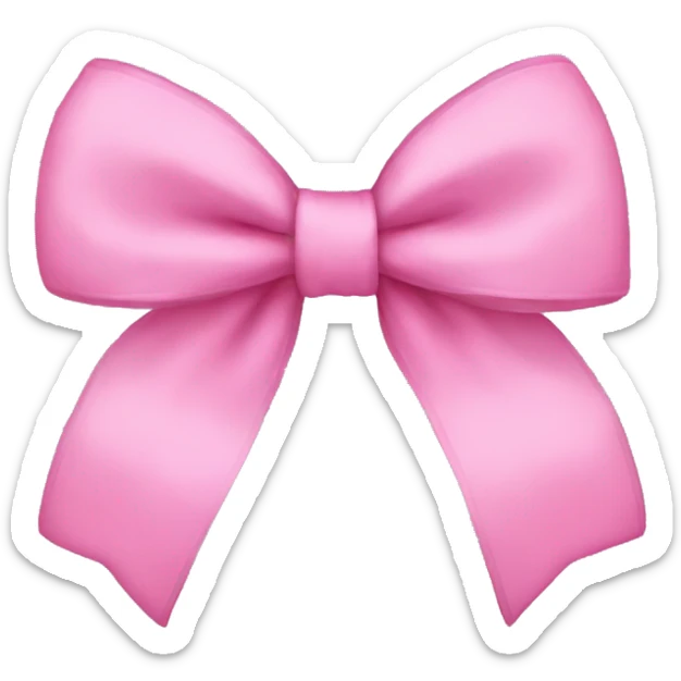 Pink bows sticker