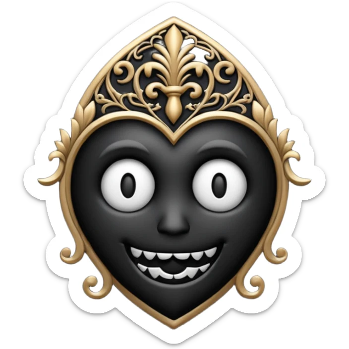 Gothic emoji sticker