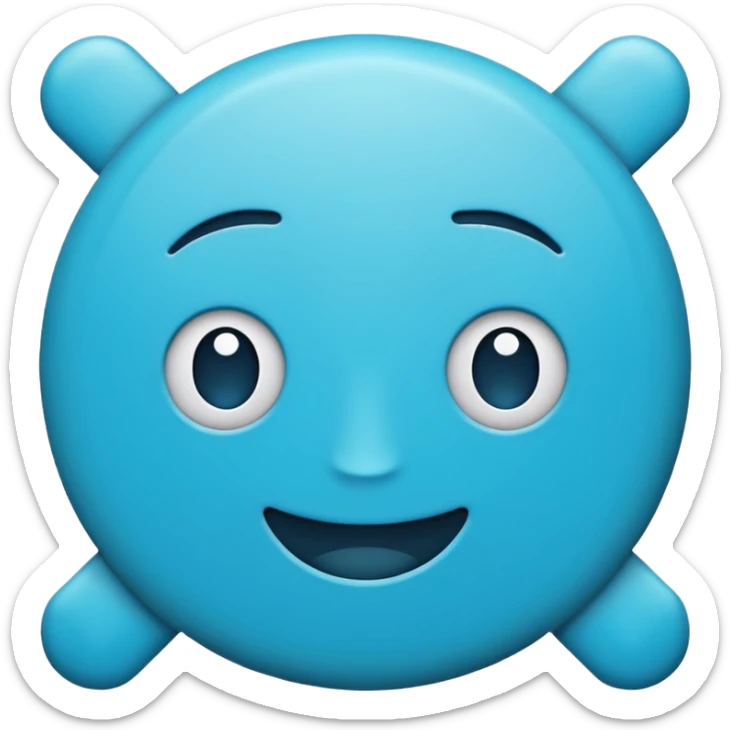 Créer des pictogrammes et prendre comme couleurs principales : Bleu cyan (#00B8D4) et bleu foncé (#1A237E) de Centre Services sticker