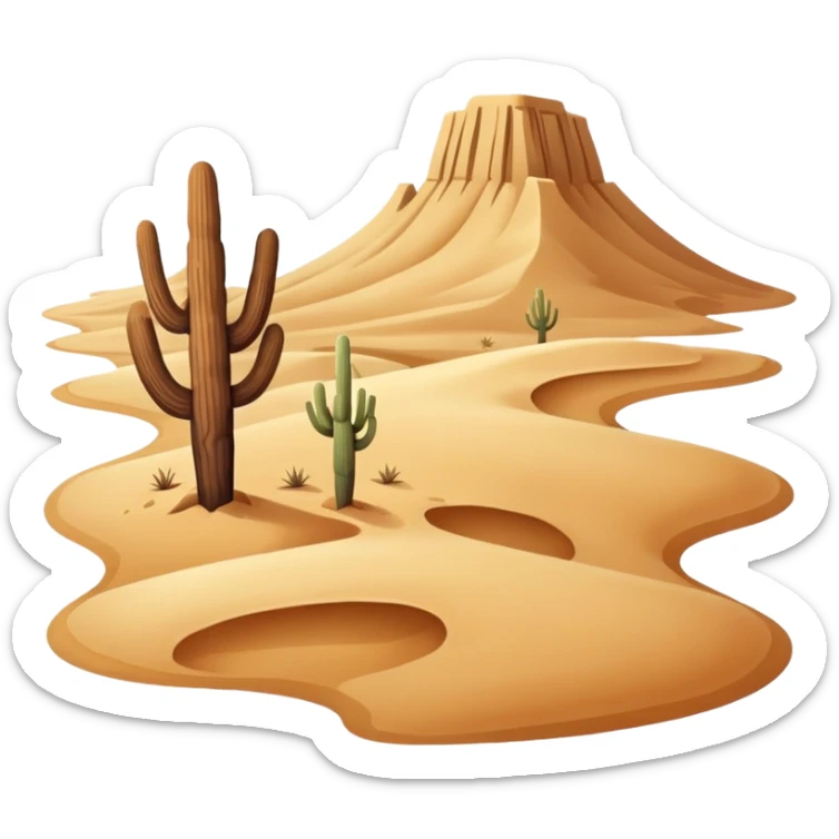 Desert sticker