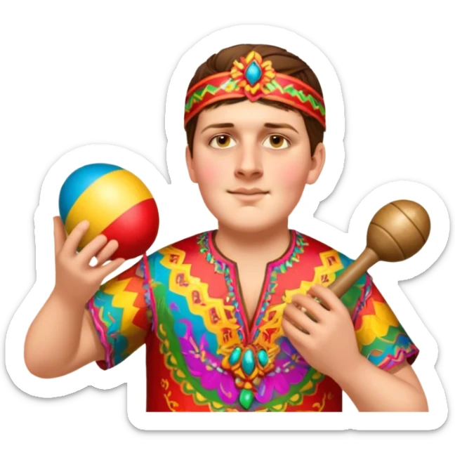 Maraca Player sticker