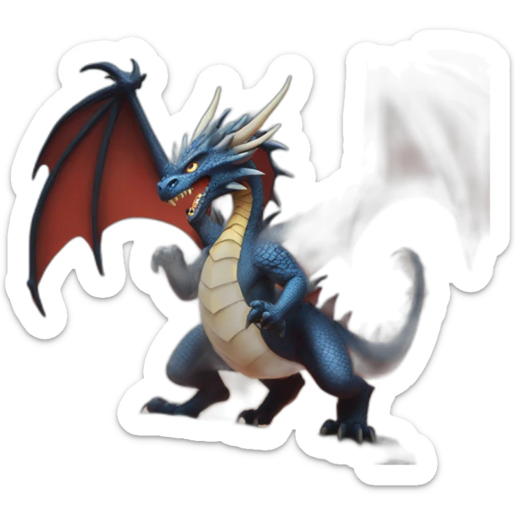 dragon battle sticker