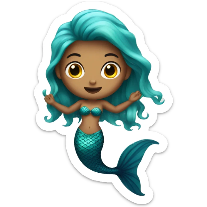Mermaid sticker