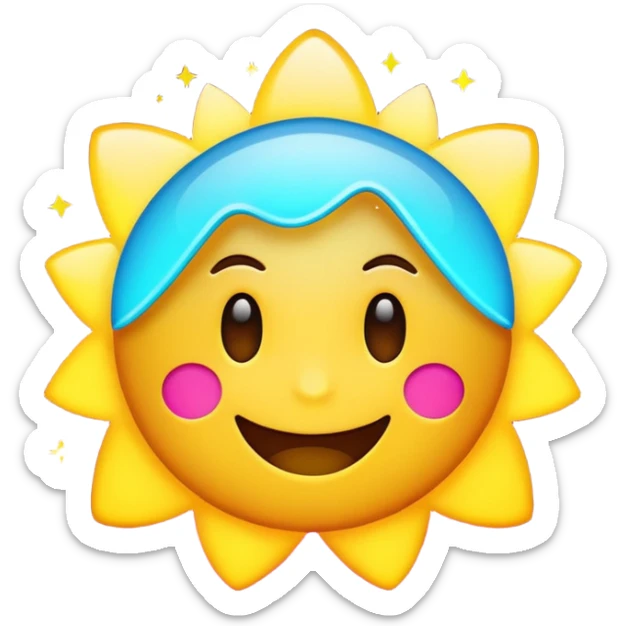 flashing colorful emoji that says 'amazing!', vibrant colors, energetic sticker