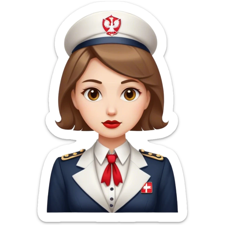 nationalist nationalist nationalist patriot patriot polish woman formal poland sticker