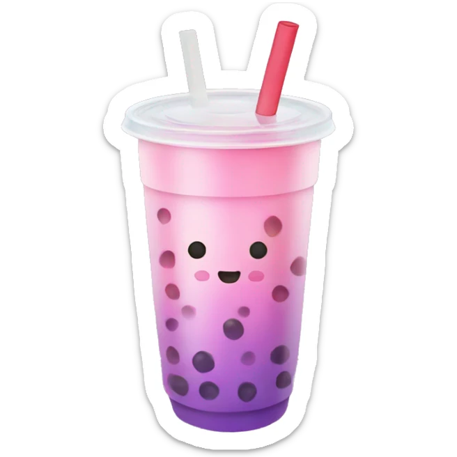 cool Bubble Tea sticker