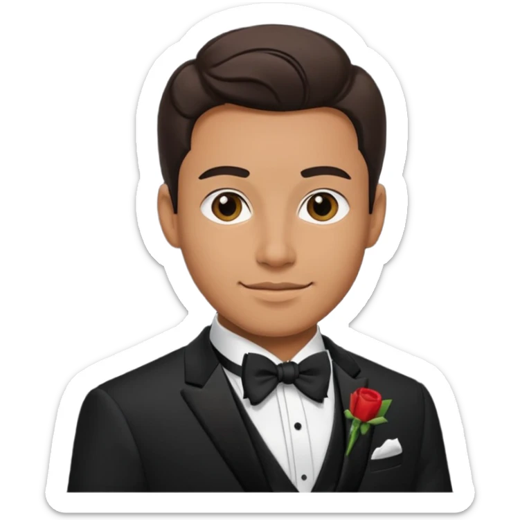 American groom, traditional, culture of american. sticker