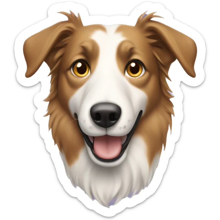 Short hair collie sticker