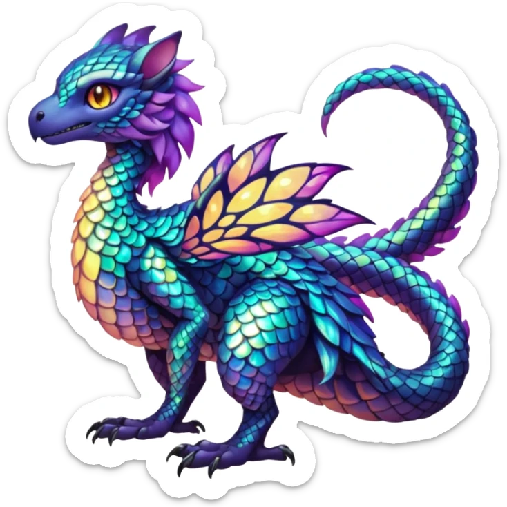 Fionbri-creature by Falvie (full body) sticker