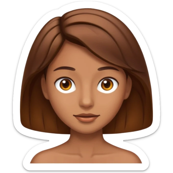 flipping hair emoji with hand flipping the hair sticker