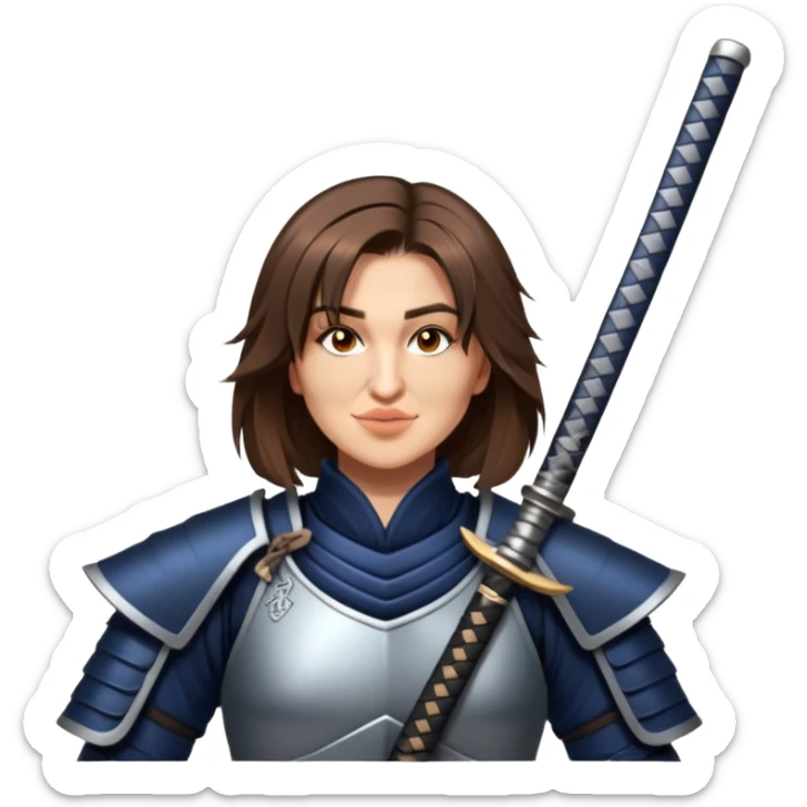 Warrior Samurai sticker